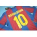 Barcelona 07/08 Home Red&Blue Long Sleeve Soccer Jersey